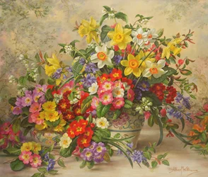AB2962 Frühlingsblumen und Poole-Keramik, Nr. 2